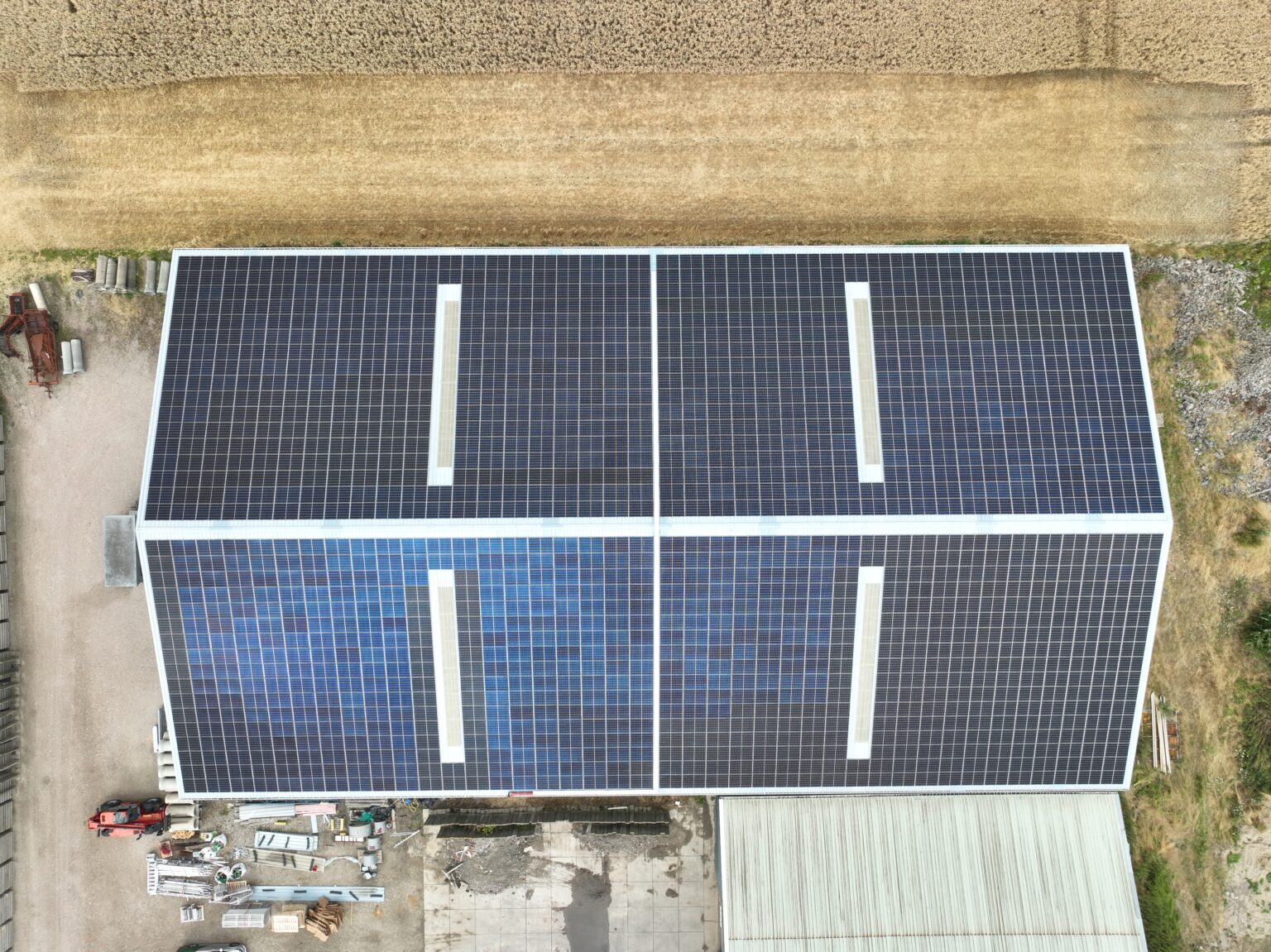 Zonnepanelen op Landbouwbedrijf Janse in Arnemuiden, Zeeland